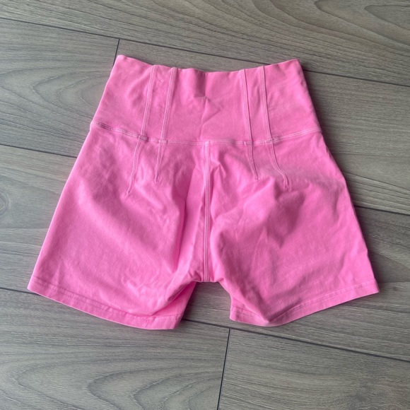 Offline by Aerie Washed Hot Pink Bike Shorts, 4 inch - Picture 2 of 4